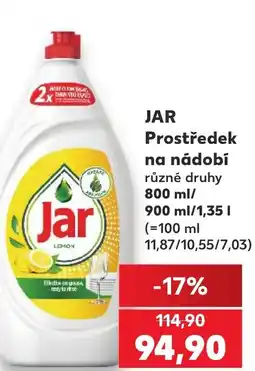 Kaufland JAR Prostředek na nádobí nabídka