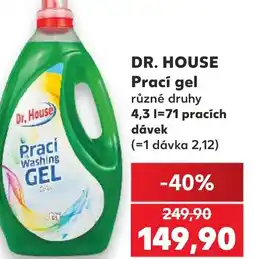 Kaufland DR. HOUSE Prací gel nabídka