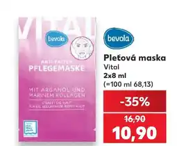 Kaufland Bevola Pleťová maska Vital nabídka