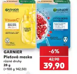 Kaufland GARNIER Pleťová maska nabídka