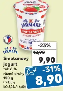 Kaufland Smetanový jogurt nabídka