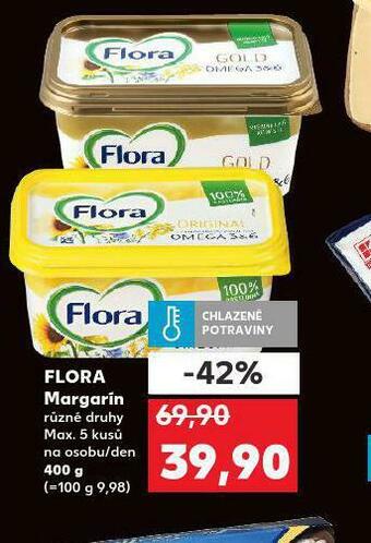 Kaufland Flora margarín nabídka