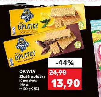 Kaufland Opavia zlaté oplatky nabídka