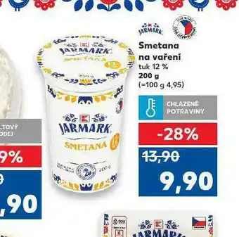 Kaufland Smetana na vaření 12% nabídka