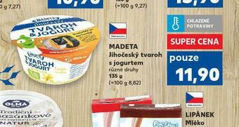 Kaufland Madeta jihočeský tvaroh s jogurtem nabídka