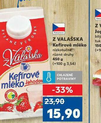 Kaufland Z valašska kefírové mléko nabídka