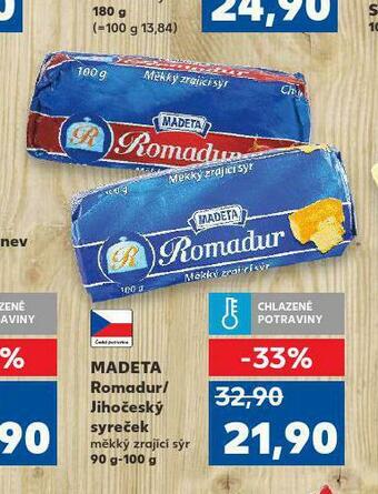 Kaufland Madeta romadur nabídka