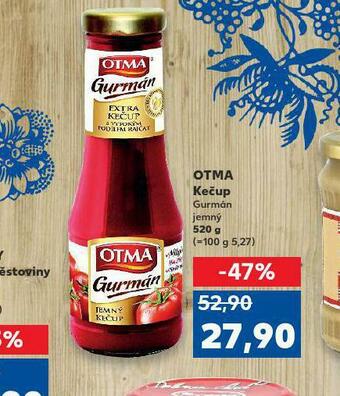 Kaufland Otma kečup nabídka