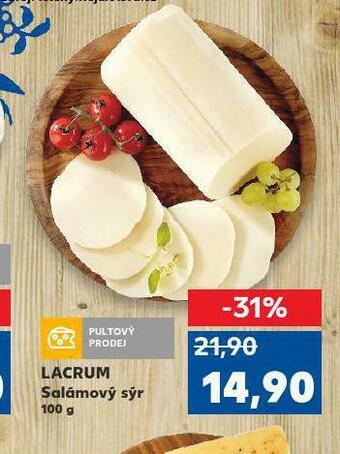 Kaufland Lacrum salámový sýr nabídka
