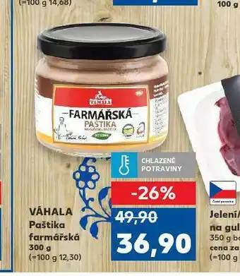 Kaufland Váhala paštika farmářská nabídka