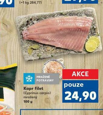 Kaufland Kapr filet nabídka