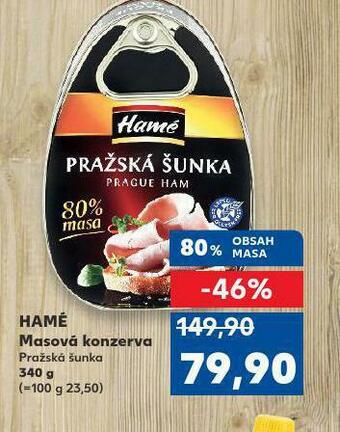Kaufland Hamé masová konzerva nabídka
