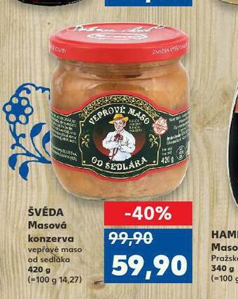 Kaufland Švéda masová konzerva nabídka