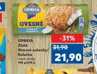 Kaufland Opavia zlaté ovesné sušenky nabídka