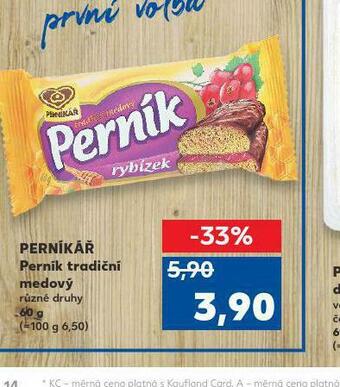 Kaufland Perníkář perník tradiční medový nabídka