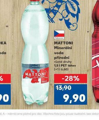 Kaufland Mattoni přírodní nabídka