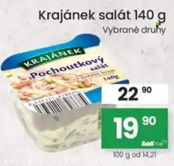 Kubík potraviny Krajánek salát nabídka