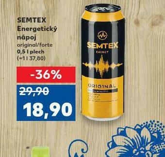 Kaufland Semtex energetický nápoj nabídka