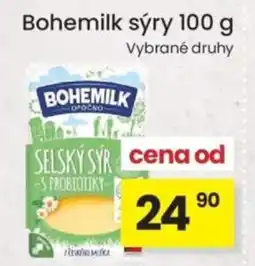 Kubík potraviny Bohemilk sýry nabídka