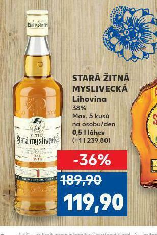 Kaufland Stará žitná myslivecká nabídka