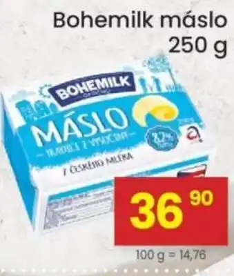 Kubík potraviny Bohemilk máslo nabídka