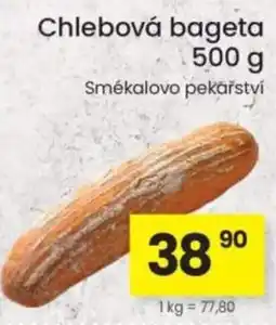 Kubík potraviny Chlebová bageta nabídka