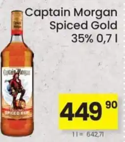 Kubík potraviny Captain Morgan Spiced Gold 35% nabídka