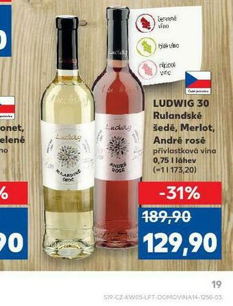 Kaufland Ludwig 30 merlot nabídka