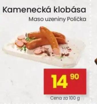 Kubík potraviny Kamenecká klobása nabídka
