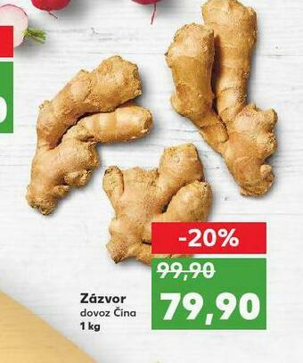Kaufland Zázvor nabídka