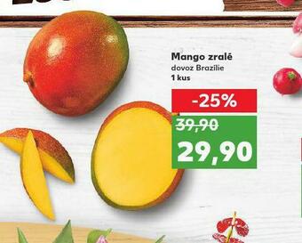 Kaufland Mango zralé nabídka