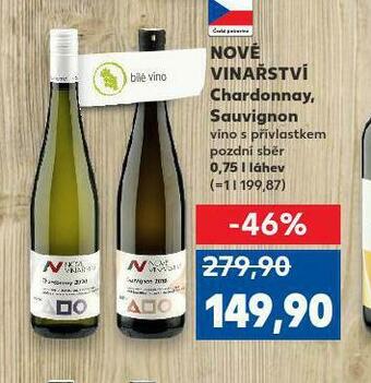 Kaufland Nové vinařství chardonnay nabídka