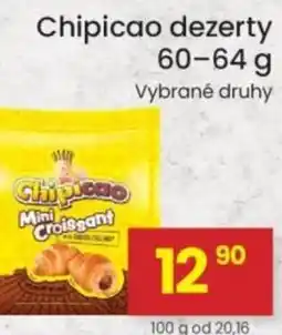 Kubík potraviny Chipicao dezerty nabídka