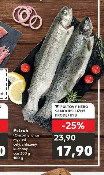 Kaufland Pstruh nabídka