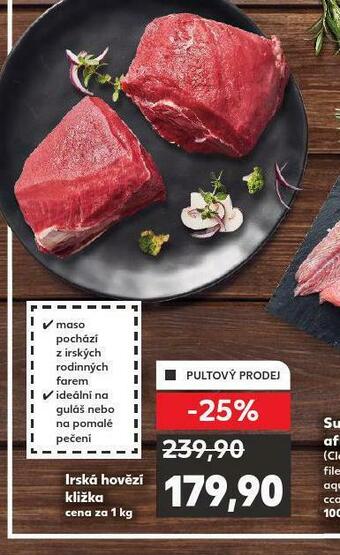 Kaufland Irská hovězí kližka nabídka