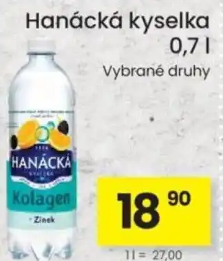 Kubík potraviny Hanácká kyselka nabídka