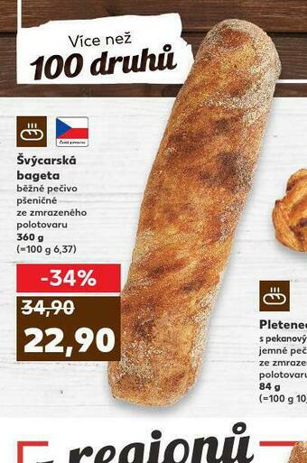 Kaufland Švýcarská bageta nabídka