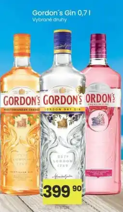 Kubík potraviny Gordon's Gin nabídka