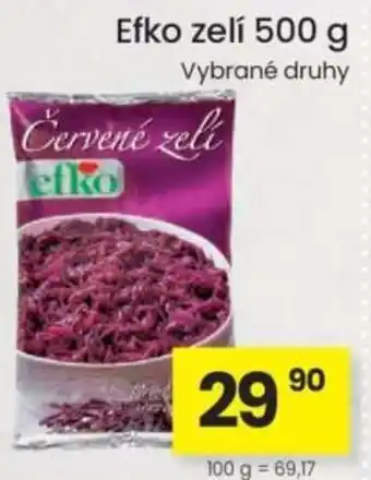 Kubík potraviny Efko zelí nabídka
