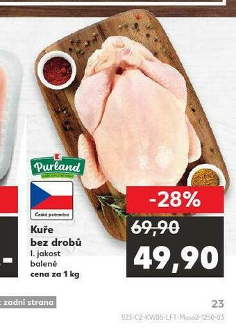 Kaufland Kuře bez drobů nabídka