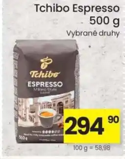Kubík potraviny Tchibo Espresso nabídka