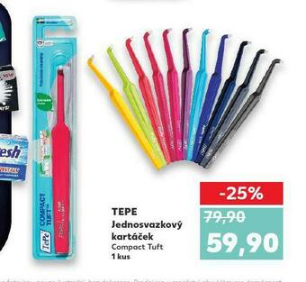 Kaufland Tepe jednosvazkový kartáček nabídka