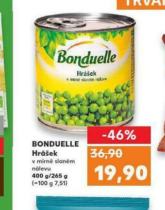 Kaufland Bonduelle hrášek nabídka