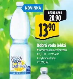 Albert Dobrá voda lehká nabídka