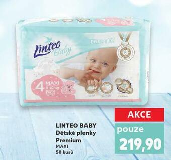 Kaufland Linteo baby dětské plenky nabídka