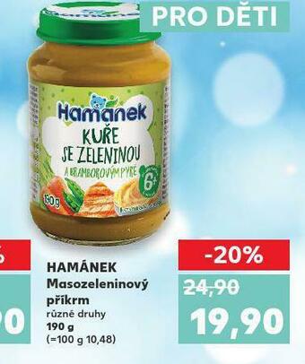 Hamánek masozeleninový příkrm