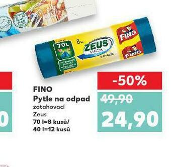 Kaufland Fino pytle na odpadky nabídka