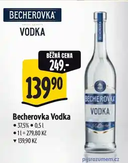 Albert Becherovka Vodka nabídka
