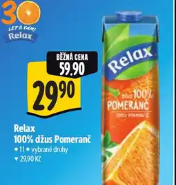 Albert Relax 100% džus Pomeranč nabídka