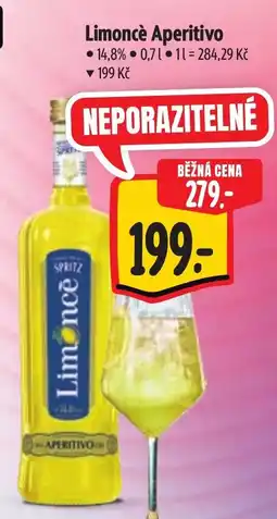 Albert Limoncè Aperitivo nabídka